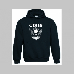 CBGB Club Legend,  mikina s kapucou stiahnutelnou šnúrkami a klokankovým vreckom vpredu 
